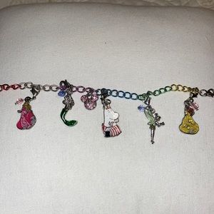 Rainbow Disney charm bracelet